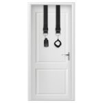DARKNESS BONDAGE DOOR CUFFS BLACK
