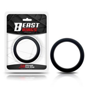 BEAST RINGS COCK RING SOLID SILICONE BLACK 5cm