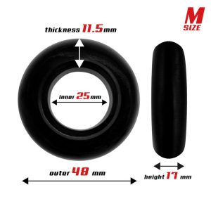 BEAST RINGS SET OF 3 COCK RINGS FLEXIBLE BLACK - Image 4