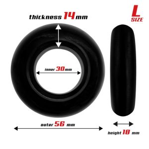 BEAST RINGS SET OF 3 COCK RINGS FLEXIBLE BLACK - Image 3
