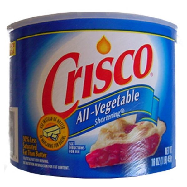 CRISCO ALL VEGETABLE SHORTENING 453gr