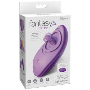 FANTASY FOR HER HER SILICONE FUN TONGUE PURPLE - Image 3