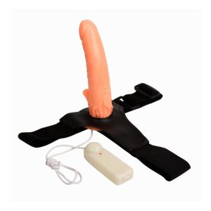 BAILE DILDO STRAP-ON WITH REMOTE CONTROL FLESH 18cm - Image 9