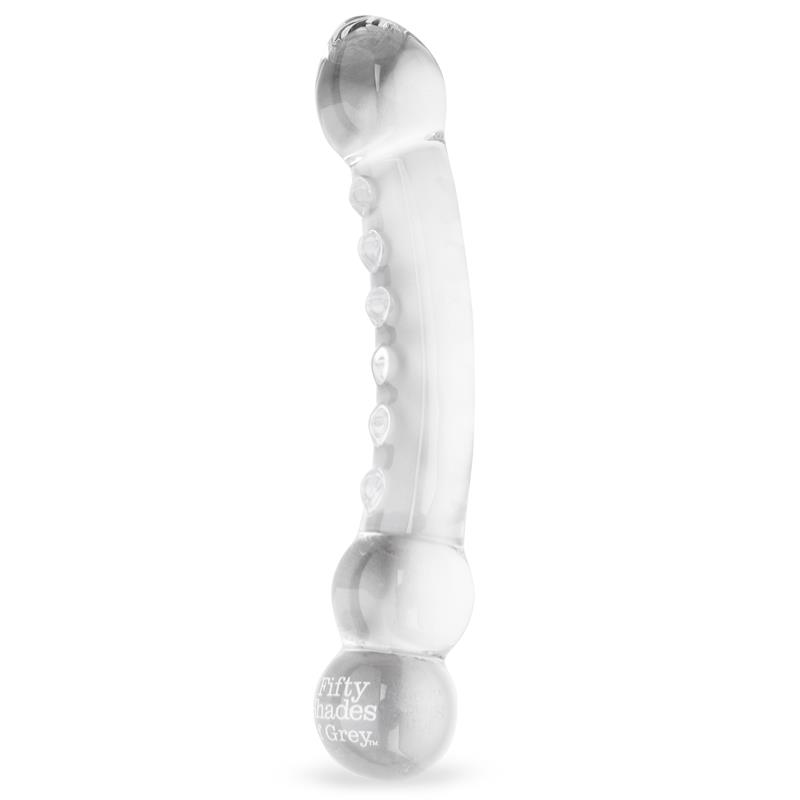 FIFTY SHADES OF GREY DRIVE ME CRAZY GLASS MASSAGE WAND 19cm