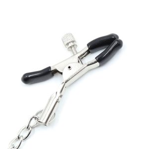 OHMAMA METALIC NIPPLE CLAMPS WITH CHAINS AND LITTLE BELTS - Image 3