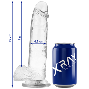 XRAY CLEAR COCK WITH BALLS 22cm - Image 7