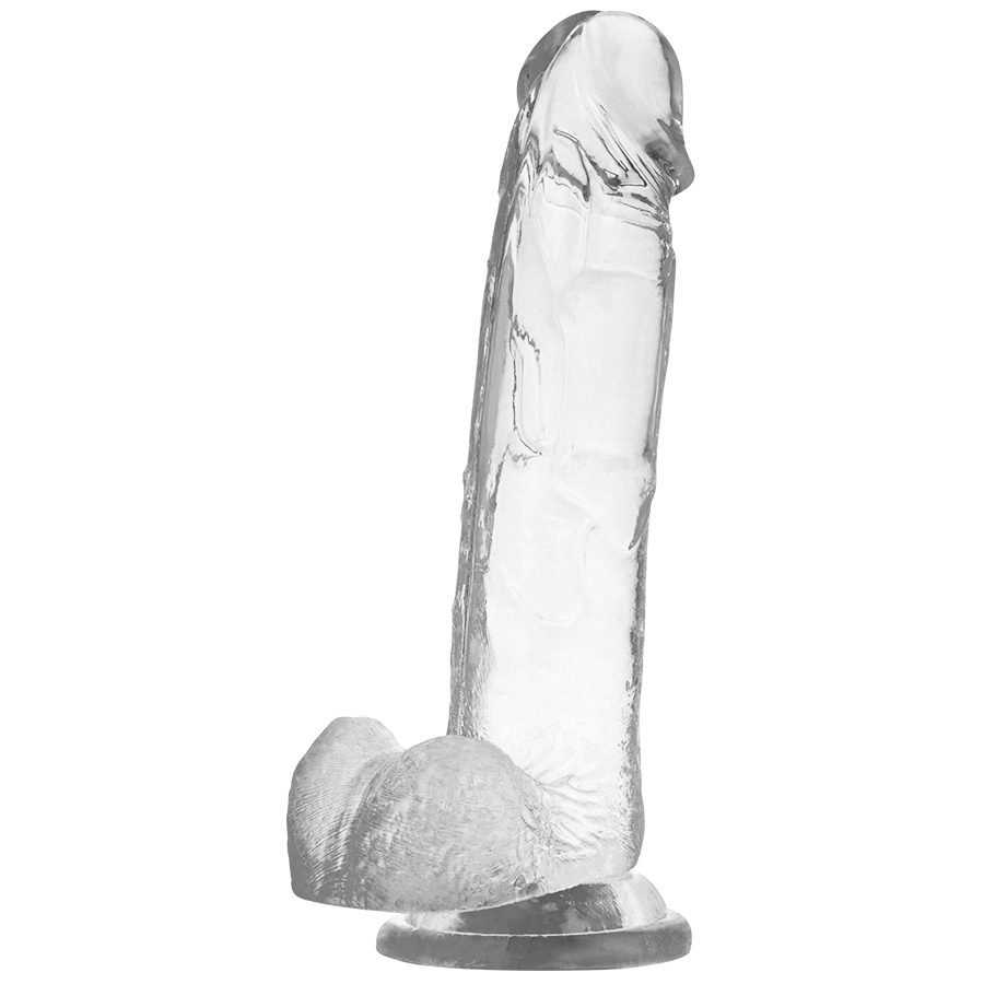 XRAY CLEAR COCK WITH BALLS 22cm