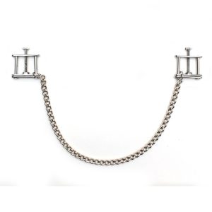 BONDAGE PLAY RIMBA BONDAGE PLAY NIPPLE CLAMPS- ADJUSTABLE - Image 3