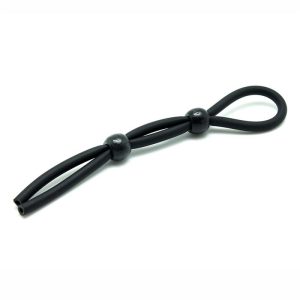 RIMBA LATEX PLAY PENIS AND BALL STRAP BLACK - Image 3
