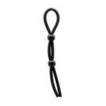 RIMBA LATEX PLAY PENIS AND BALL STRAP BLACK