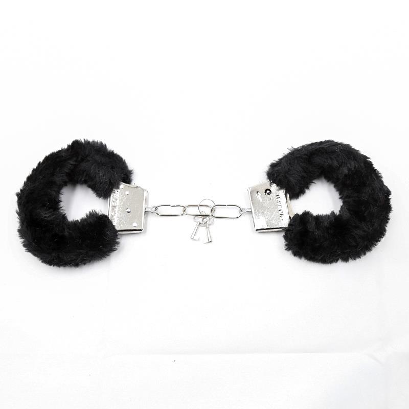 2-furry-metal-handcuffs-black