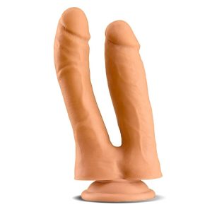MAX & CO TWIN DOUBLE REALISTIC DILDO FLESH 18cm - Image 4