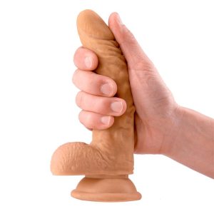 MAX & CO SAM REALISTIC DILDO WITH TESTICLES FLESH 18cm - Image 3