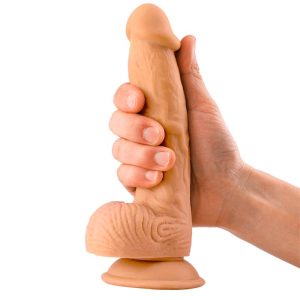 MAX & CO THOM REALISTIC DILDO WITH TESTICLES FLESH 21cm - Image 4