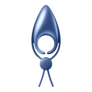 SATISFYER SNIPER VIBRATING PENIS RING BLUE - Image 4