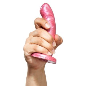 FLESHLIGHT HERSPOT CURVED G-SPOT DILDO GOLDEN ROSE SMALL 13.5cm - Image 3