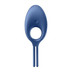 SATISFYER SWORDSMAN VIBRATING PENIS RING BLUE - Image 3