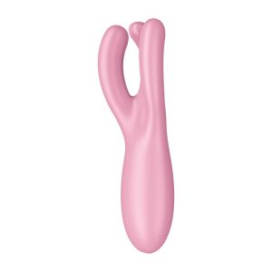 SATISFYER THREESOME 4 VIBRATOR PINK - Image 4
