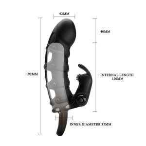 PRETTYLOVE CUPER PENIS SLEEVE WITH VIBRATION - Image 3
