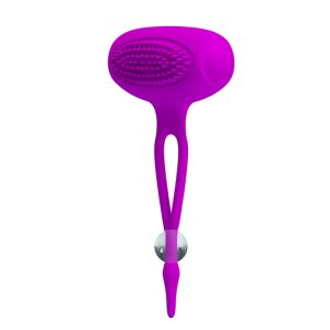 PRETTY LOVE BANCROFT VIBRATING NIPPLE CLAMPS PURPLE - Image 6