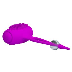 PRETTY LOVE BANCROFT VIBRATING NIPPLE CLAMPS PURPLE - Image 5