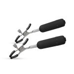 EASY TOYS NIPPLE CLAMPS WITH VIBRATING BULLETS BLACK