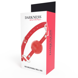 DARKNESS BREATHABLE GAG RED - Image 3