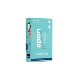 LOVE DISTANCE SPAN APP CONTROLLED PANTY VIBRATOR TURQUOISE - Image 3