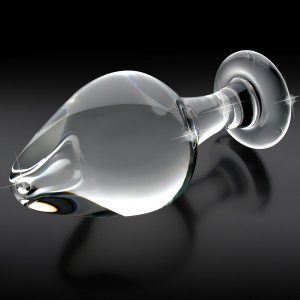 ICICLES No.25 HAND BLOWN GLASS PLUG CLEAR 9cm - Image 3