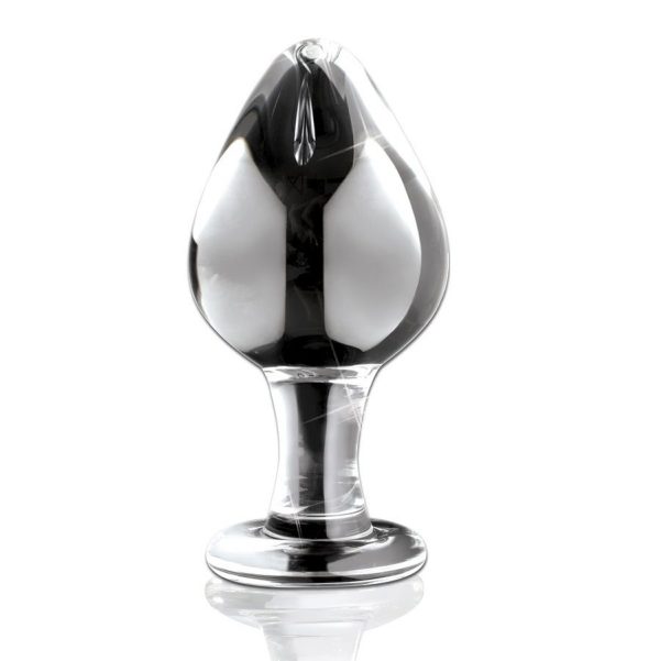 ICICLES No.25 HAND BLOWN GLASS PLUG CLEAR 9cm