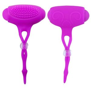 PRETTY LOVE BANCROFT VIBRATING NIPPLE CLAMPS PURPLE - Image 9