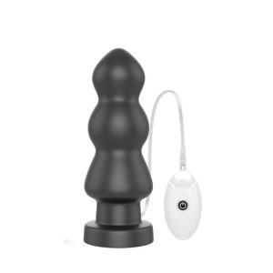 LOVETOY VIBRATING BUTT PLUG KING SIZED BLACK 20cm - Image 10