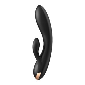 SATISFYER DOUBLE FLEX G-SPOT VIBE 3 MOTORS WITH APP BLACK - Image 6