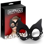 INTOYOU BDSM LINE KAISSY CAT MASK ADJUSTABLE BLACK
