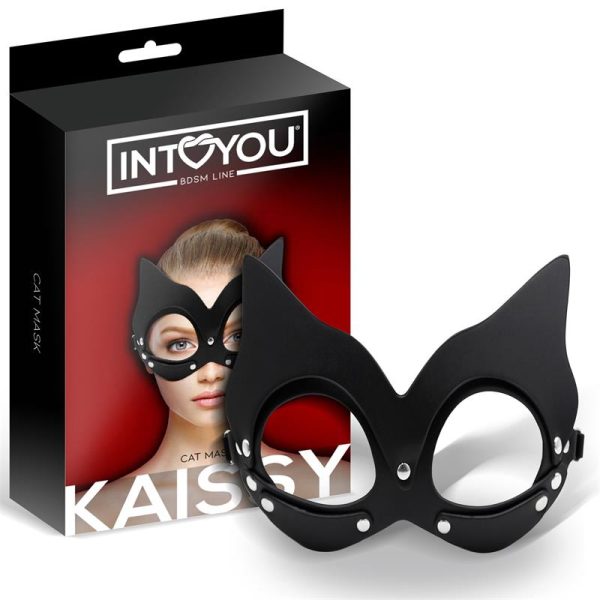 1-kaissy-cat-mask-adjustable INTOYOU BDSM LINE KAISSY CAT MASK ADJUSTABLE BLACK
