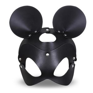 INTOYOU BDSM LINE MOUSSY MOUSE MASK ADJUSTABLE BLACK - Image 7