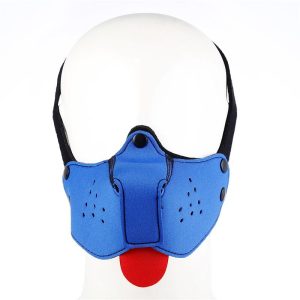 A-GUSTO NEOPRENE PUPPY FACE MASK ADJUSTABLE AND REMOVABLE BLUE - Image 8