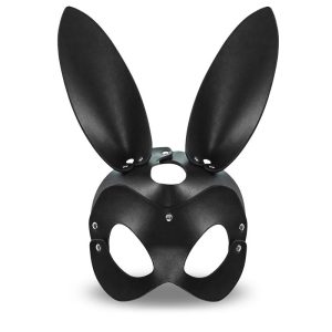 INTOYOU BDSM LINE ROUSSY BUNNY MASK ADJUSTABLE BLACK - Image 7