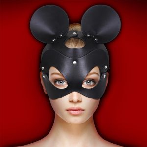 INTOYOU BDSM LINE MOUSSY MOUSE MASK ADJUSTABLE BLACK - Image 6