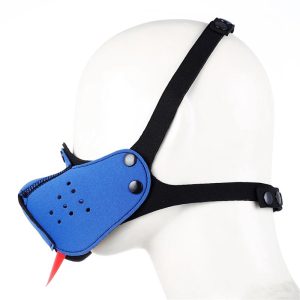 A-GUSTO NEOPRENE PUPPY FACE MASK ADJUSTABLE AND REMOVABLE BLUE - Image 7