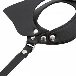 INTOYOU BDSM LINE KAISSY CAT MASK ADJUSTABLE BLACK - Image 6