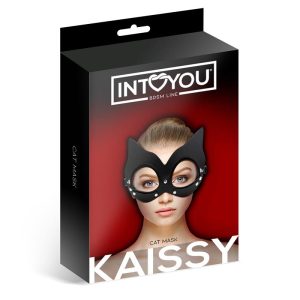 INTOYOU BDSM LINE KAISSY CAT MASK ADJUSTABLE BLACK - Image 4