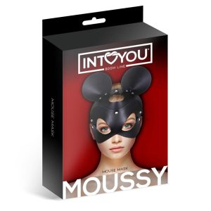INTOYOU BDSM LINE MOUSSY MOUSE MASK ADJUSTABLE BLACK - Image 3
