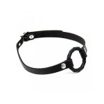 RIMBA BONDAGE PLAY MOUTHGAG WITH O-RING BLACK 4cm