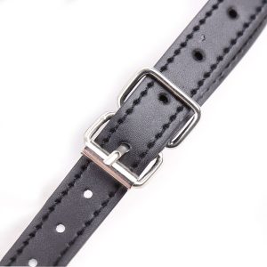 OHMAMA FETISH BLACK LIPS GAP WITH PU STRAP - Image 7