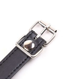 OHMAMA FETISH BLACK LIPS GAP WITH PU STRAP - Image 5