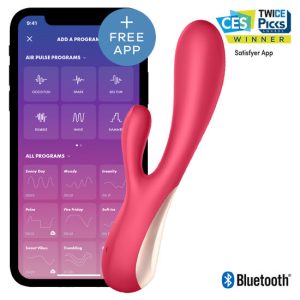 SATISFYER MONO FLEX G-SPOT VIBRATOR WITH APP RED - Image 10