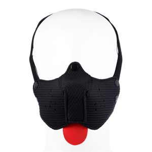 A-GUSTO NEOPRENE PUPPY FACE MASK ADJUSTABLE AND REMOVABLE BLACK - Image 8