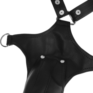 FETISH SUBMISSIVE ATTITUDE ECO LEATHER JOCK STRAP MENS HARNESS - Image 3