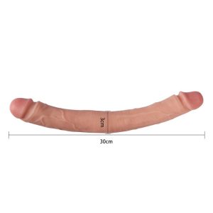 SHEQU ELVIS DOUBLE DILDO FLESH 30cm - Image 3